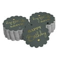 thumbnail image 1 of Inkdotpot Happy Birthday Bottle Tag Real Gold Foil Favor Hang Tags Pack Of 50, 1 of 1