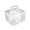 Clear, variant on Multiuse Caddy Organizer with Handle, Portable Divided Caddy for Stationery, Pens, Makeup Supplies, Bathroom, Dorm, Office, Art Craft Supplies, Office, Desk Holder (Clear)