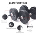 thumbnail image 3 of Juego de Mancuernas Ajustable 30 Kg Picool Mancuernas Ajustables, 3 of 8