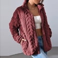 thumbnail image 1 of Puntoco Chaqueta Informal De Manga Larga con Cremallera Y Suéter De Felpa Sólida para Mujer Puntoco Puntoco-1, 1 of 4