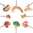 thumbnail image 4 of Fondue en Acier Inoxydable Compatible avec Assiettes avec Poignée Résistante à la Chaleur Compatible avec Fromage Chocolat Fondue Rôtissage Guimauves Viande Banmo, 4 of 4
