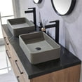 thumbnail image 6 of Trento 60" Double Concrete Sink Bath Vanity in North American Oak with Mirror, 6 of 12