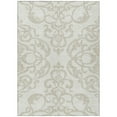 thumbnail image 2 of Addison Rugs Chantille Indoor/Outdoor Transitional Damask Ivory Washable Rectangle Rug, 8' x 10', 2 of 6