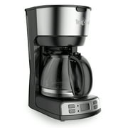 Total Chef TCCM06 12-Cup Programmable Drip Coffee Maker with Glass Carafe and LCD Display