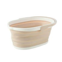 TERGAYEE Collapsible Mop Bucket,Portable Water Bucket,Outdoor Multiuse Foldable Water Pail for Car Window Cleaning,Camping,Washing Dishes,Picnic,Fishing