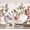 Color 1, variant on Wall Mural Peel and Stick Bright wide vintage seamless Rose peony humming birds Self-Adhesive Wallpaper Removable Wall Decal Wall Sticker Home Decor for Living Room Bedroom 69"x96"