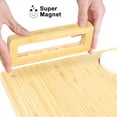 thumbnail image 4 of Large Bamboo Cheese Board Set, Charcuterie Boards Gift Set, House Warming Gifts, Wedding Gifts for Couple, Bridal Shower Gifts, Valentines Day Gifts, 4 of 5