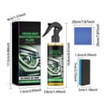 thumbnail image 3 of PEACNNG Car Headlight Restoration Kit with UV Protection Fluid - Professional Grade Lens Cleaner and Repair Solution - 100ml with Applicator Sponge and Towel - 3 Month Protection for Yell, 3 of 9
