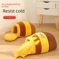 thumbnail image 1 of Nido para gatos Honey Pot cálido, suave y cómodo en otoño e invierno, nido profundo para dormir para gatos y perros, desmontable y lavable con acolchado grueso en el interior, 1 of 5