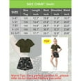 thumbnail image 5 of Girl's 2 Piece Outfit Short Sleeve Twist Crop Top and Print Shorts Sets Cute Clothing Set 3-12Y, 5 of 5