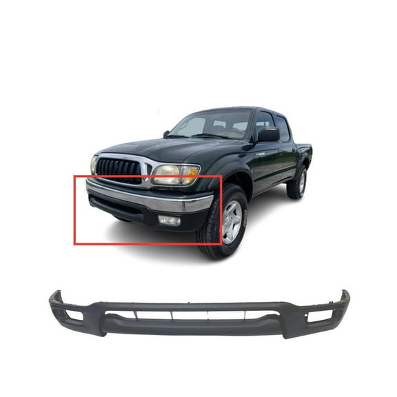 DCP Primed Front Lower Bumper Cover Fascia for 2001-2004 Toyota Tacoma Base DLX