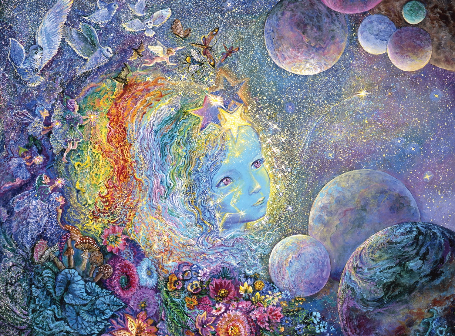 Buffalo Games 1000-Piece Josephine Wall Star Child Interlocking Jigsaw Puzzle