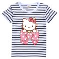 thumbnail image 4 of Hello Kitty moda para chicas de algodón a rayas de manga corta Camiseta niños verano Casual dibujos animados impreso Tops ropa para niños, 4 of 4