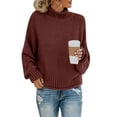 thumbnail image 3 of Vedolay Womens Casual Tops Women's Casual Long Sleeve Sweaters Soft Loose Fit Pullover Sweater Tops, L, 3 of 4