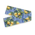 thumbnail image 7 of Yayeee Table Runner 70 inches Long Home Kitchen Dinning Party Decoration, Green Lemon Plaid, 7 of 7