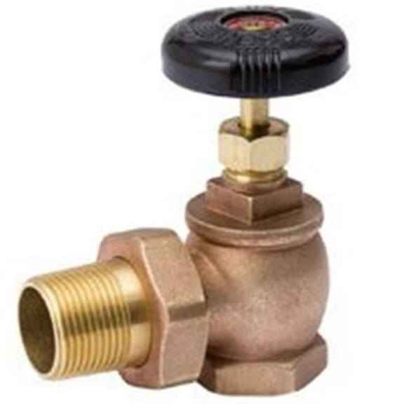 109-305 1 In. Radiator Angle Steam Valve