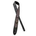 thumbnail image 3 of Walker & Williams G-800 Soft Black Leather Strap Brown Gator Inserts & Padded Back, 3 of 8