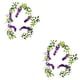 thumbnail image 1 of Moyic Flores de glicinia de bajo mantenimiento para decoración de bodas Flores artificiales para decoración Flores artificiales de glicina Rosa Alambre de hierro 2Conjunto, 1 of 6