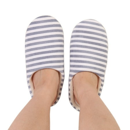 

Clearance! Unisex Men s Women s Home Slippers Comfort Cotton-Blend Closed Toe House Shoes Indoor Scuff