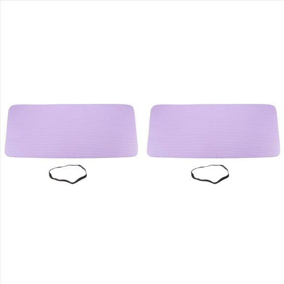 2X Yoga Knee Pad 15mm Yoga Mat Large Thick Pilates Exercise Fitness Pilates Workout Mat Non Slip Camping Mats,2 x Yoga Mat,purple