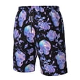thumbnail image 4 of Pofeuu flower Skull crystal Prin Men's Swim Trunks Quick Dry Bathing Suit Swimming Board Shorts Mesh Lining Beach Swimwear-Small, 4 of 6
