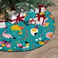 thumbnail image 3 of FMSHPON Cute Characters Nature Xmas Christmas Tree Skirt Stand Mat for Holiday Party Decoration Indoor Outdoor 36 inches, 3 of 3
