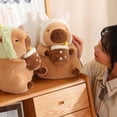 thumbnail image 4 of Almohada de Peluche de Capibara, Animal de Peluche de Capibara, Almohada de Muñeca de Juguete de Peluche de Capibara Suave, Juguete de Peluche de Carpincho,B, 4 of 5