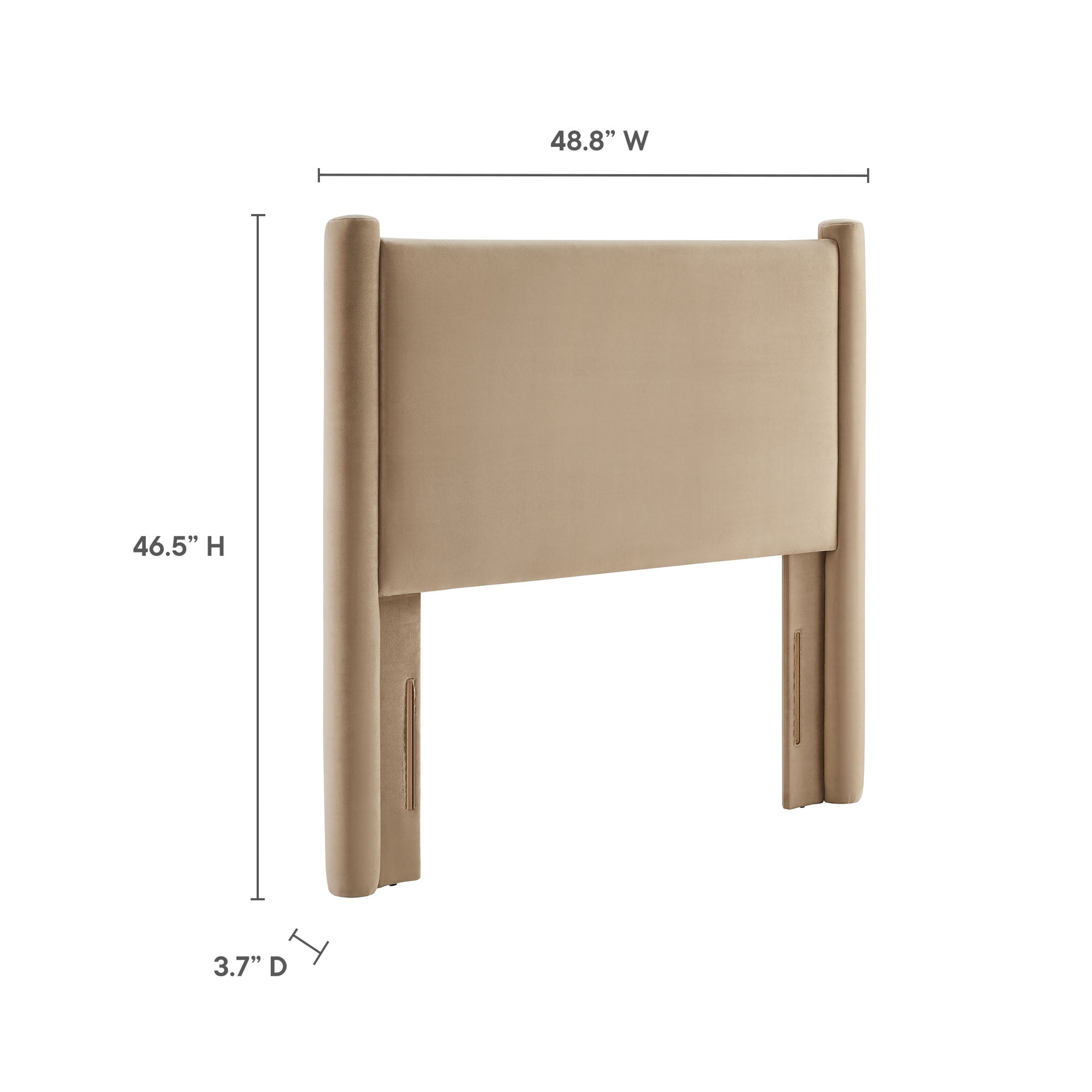 Rael Twin Headboard in Taupe