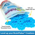 thumbnail image 2 of Bloques de Construccion Brain Flakes VIAHART 120 Piezas Discos Interconectables, 2 of 5