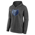 thumbnail image 2 of Women's Charcoal Memphis Grizzlies Primary Logo Pullover Hoodie, 2 of 3