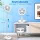 thumbnail image 5 of LIPETY Ventilador oscilante portátil, plegable, recargable, 9 pulgadas, 7200 mAh, funciona con pilas, USB C, pequeño ventilador remoto, ventilador de mesa silencioso, ventilador de escritorio plegable, 5 of 5