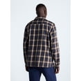 thumbnail image 4 of Free Assembly Men’s Cotton Twill Camp Shirt with Long Sleeves, Sizes XS-3XL, 4 of 7