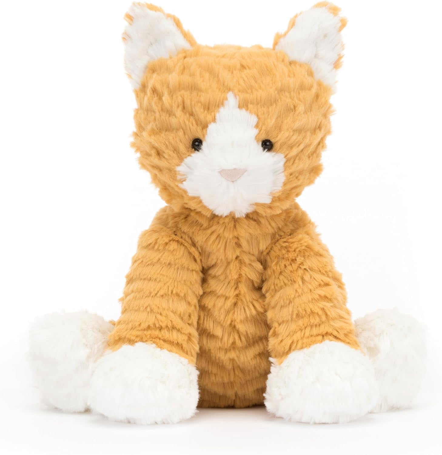 Jellycat Fuddlewuddle Ginger Cat Stuffed Animal, 9 inches | Cats and Kittens Plush Toy | Classic Children's Gift