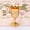3, variant on 1Pc 20Ml Wine Glasses Champagne Glasses Beverage Goblet Cocktail Cup Gold Vintage For Home Decor Alloy Material
