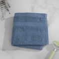 thumbnail image 2 of Mainstays Performance Cotton Washcloth, Super Soft Quick Dry Fade Resistant, Solid Navy, 2 of 5