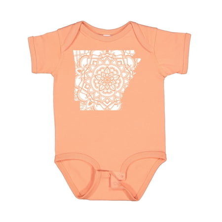 

Inktastic Arkansas Silhouette Mandala Gift Baby Boy or Baby Girl Bodysuit