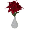 thumbnail image 4 of Northlight 20" Red and Green Artificial Poinsettia Christmas Pick, 4 of 4