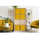 thumbnail image 4 of Storage Cubes Sorbus, 6 cestas plegables de tela, color amarillo oscuro, 4 of 6