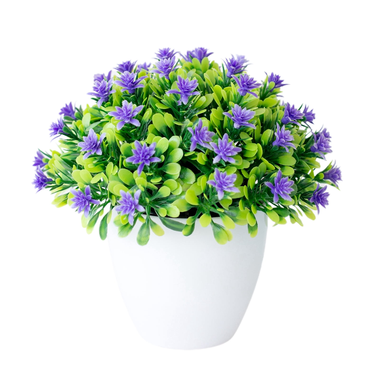 Travelwant Small Fakes Potted Plants, Mini Artificial Small Flower, Mini Artificial Potted Plants, Small Plants Decor, Fake Flower Plant Topiary Shrubs for Farmhouse Balcony Office Home