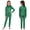 Green, variant on Girls Ballet Dance Gymnastics Leotard Ballet Dance Unitards One Piece Shiny Romper Bodysuit Green 16