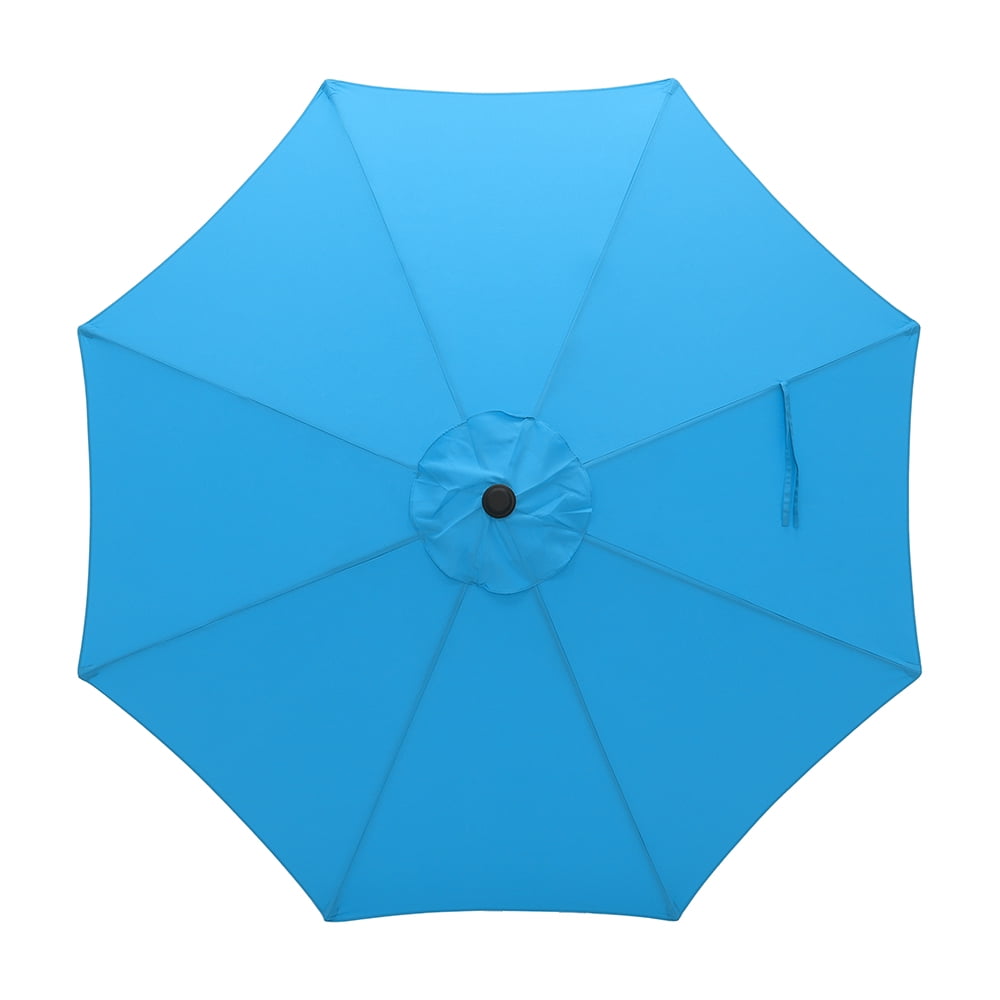 Abble Outdoor 10ft Patio Umbrella with Crank and Tilt - Aqua