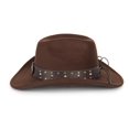 thumbnail image 4 of Sombrero vaquero XuoAz Western enrollable Fedora talla S-M, 4 of 7