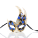 thumbnail image 1 of Máscara de Mascarada para Hombre Sailing Mardi Gras Azul Fiesta Musical Cuadros Venecianos Vintage Electrónica, 1 of 3