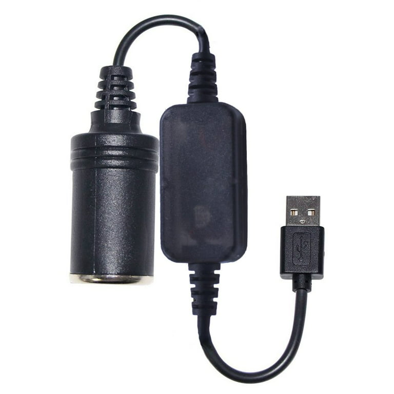 USB A Male to 12V adapter Car Cigarette Lighter Socket Female Converter usb  to 12v adapter