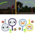 thumbnail image 2 of Kids Tennis Badminton Set with Foam Balls, Shuttlecocks & Carry Bag for Outdoor Indoor Coordination Training, 2 of 8