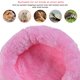 thumbnail image 4 of Cama para hámster, redonda, de terciopelo, cálida, para dormir, para hámster, erizo, ardilla, color rosa, 4 of 6