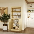 thumbnail image 5 of Palace Imports 100% Solid Wood 32" Pantry Cabinet, Solid Wood Doors, Yellow, 5 of 6