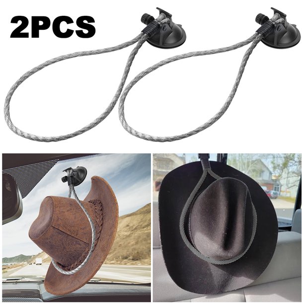 DQrwqpou Soporte para Sombrero Coche Cuerda Algodón Sombrero Accesorios para Asiento Camión (gris)