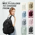 thumbnail image 4 of Basic Backpack for High School Women Men, Simple Bookbag Lightweight Casual Daypack College Backpack Waterproof School Bag Carry on Laptop Backpack Daily Rucksack Black, 4 of 9