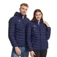 thumbnail image 2 of Chaquetas y abrigos casuales de manga larga con capucha, con USB, temperatura constante, calefactables, resistentes al viento, talla grande, para hombre y mujer, invierno, 4 unidades, 2 of 6
